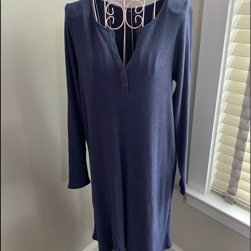 American Eagle Ribbed Henley Dress